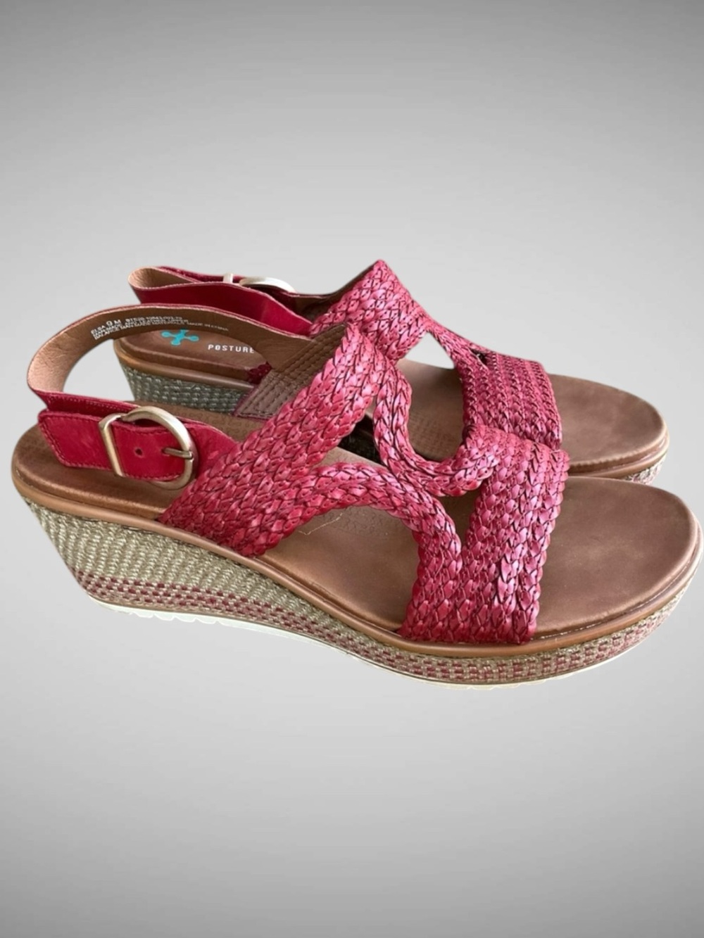 Baretraps Elsa Platform Wedge Sandals Coral Pink Women’s Size 9M